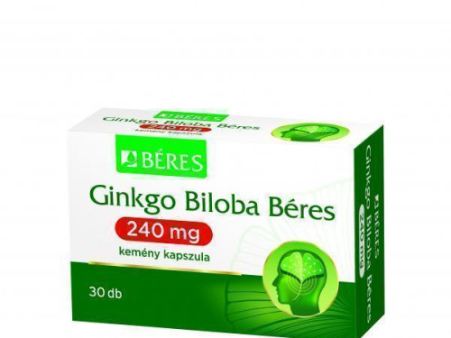 Ginkgo Biloba Béres 240 mg kemény kapszula, 30 db